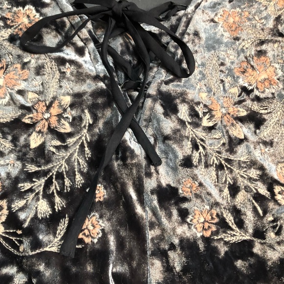 Size M Style & co boho crushed velvet top - Picture 4 of 9